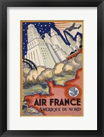 Air France Amerique du Nord Fine Art Print