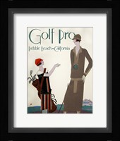 Golf Pro Framed Print