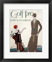 Golf Pro Framed Print