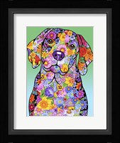 Flowers Beagle Fine Art Print