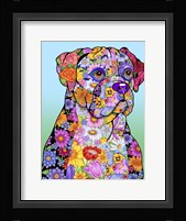 Flowers Boxer Fine Art Print