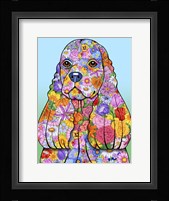 Flowers Cocker Spaniel Fine Art Print