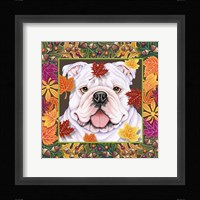 Autumn Bulldog Fine Art Print