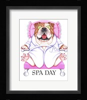 Spa Bulldog Fine Art Print