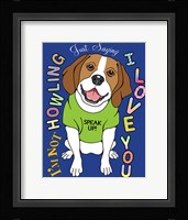 Beagle Graphic Style Fine Art Print