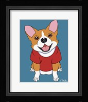 Corgi Framed Print