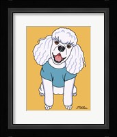 Poodle White Fine Art Print