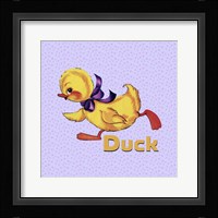 Cute Duckling Framed Print