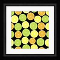 Citrus on Black Fine Art Print