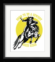 Born to Be a Cowboy Rodeo Rider 2 Fine Art Print