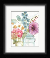 Rainbow Seeds Flowers VIII Framed Print