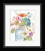 Rainbow Seeds Flowers IX Framed Print