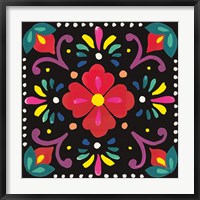Floral Fiesta Tile XII Fine Art Print