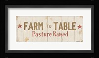Farm Patchwork XIV Framed Print