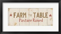 Farm Patchwork XIV Framed Print