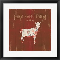 Farm Patchwork XI Framed Print