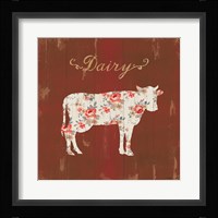 Farm Patchwork IX Framed Print
