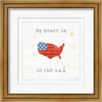 USA Cuties II Shiplap Fine Art Print