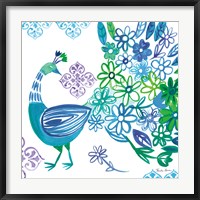 Jewel Peacocks I Fine Art Print
