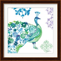 Jewel Peacocks II Fine Art Print