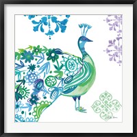 Jewel Peacocks II Fine Art Print