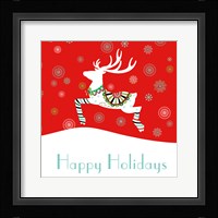 Mod Holiday II Framed Print
