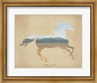 American Southwest Horse Distressed Fine Art Print
