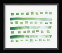 Green Pattern Watercolor copy Fine Art Print