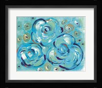 Teal Roses Fine Art Print