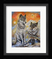 Peace Wolves Fine Art Print