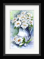 Daisies Watercolor Sketch Fine Art Print
