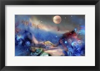 Alien World Orange Moon Fine Art Print