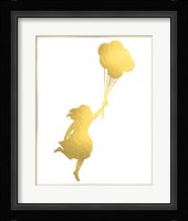 Balloon Run Framed Print