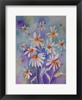 Dancing Daisies Framed Print