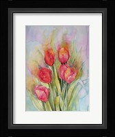 Vibrant Tulips Framed Print