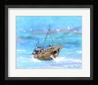 Blue Sea Fine Art Print