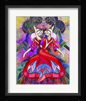 Twin Dances Fine Art Print