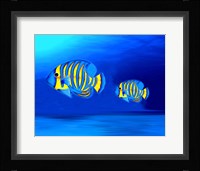 Colorful Fishes Framed Print