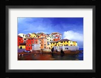 A Colorful Town Fine Art Print
