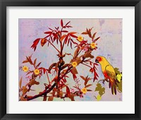 Parrot in Garden Fine Art Print