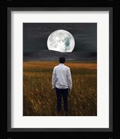 Moon And Me Fine Art Print