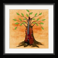 Music Tree Framed Print