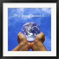 Protect It Framed Print