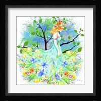 Lady Of Forest Fine Art Print