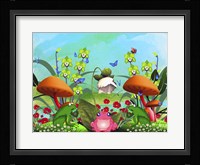 Frogs Queen Framed Print