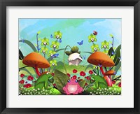 Frogs Queen Framed Print
