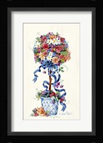Blue Ribbon Topiary Fine Art Print