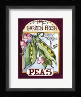 Large Peas Framed Print