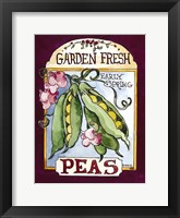 Large Peas Framed Print