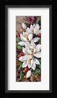 Magnolia Spray I Framed Print